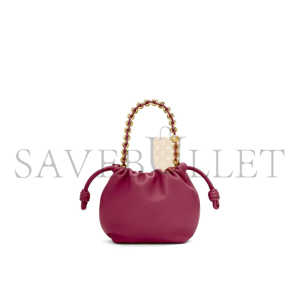 LOEWE MINI FLAMENCO PURSE BAG IN MELLOW NAPPA LAMBSKIN A914CBPX03-1048 (23*17*5.5cm)